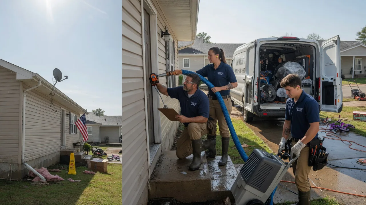 Ceiling Water Damage Restoration in Howard, SD near me